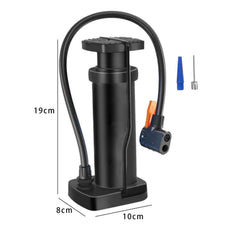 Portable Mini Foot Pump for Bikes, Motorcycles, and Electric Cars | High-Pressure Aluminum Alloy Air Inflator with Foot Pedal, Compact and Durable Design