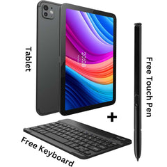 TAB 15 Android 13 Tablet – 10.1" 4G/5G Dual SIM, Octa-Core Processor, 8GB RAM + 512GB ROM, iOS Style UI, Keyboard & Flip Cover Included (Multi-Colour)