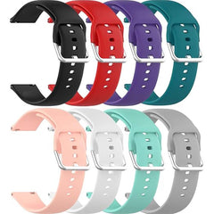 Universal Smart Watch Band – Soft Silicone Replacement Strap Compatible with Pixel, Samsung Galaxy & Apple Watches, Adjustable Comfortable Sport Wristband (Multi-Colours Available)