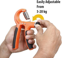 Adjustable Hand Grip Strengthener – 10-60kg Resistance Trainer for Forearm, Wrist & Finger Exercise, Muscle Building, Stress Relief & Rehabilitation Therapy, Portable Fitness Tool