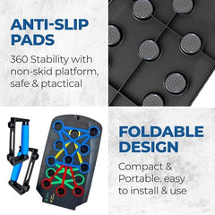 12 in 1 Compression Training Plate Machine | All-in-One Body Building Tool with Arch Board & Stands for Effective Home Fitness Training for Men and Women