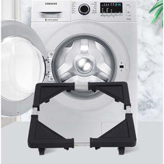 Adjustable Appliance Trolley with Wheels – Universal Heavy-Duty Stand for Refrigerator, Washing Machine, Dishwasher, Air Cooler – Front Load & Top Load Support