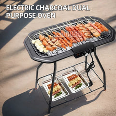 Electric Table Top Grill Griddle – 1800W Non-Stick Hotplate Cooker for Indoor & Outdoor Use – Ideal for Kitchen, BBQ, Camping, Parties & Family Gatherings