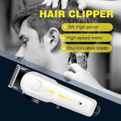 Professional Rechargeable Hair Trimmer | Cordless Electric Grooming Tool for Men | Precision Cutting, Sleek Design, and Long Battery Life