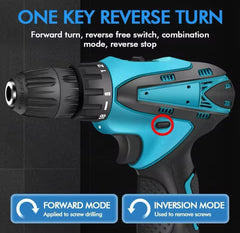 Cordless Drill Driver Set with Brushless Motor | Electric Screwdriver Kit with 2 Batteries & Carry Case | Powerful Lithium Drill for DIY, Home & Professional Repair Tasks