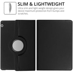 360° Rotating Leather Case Compatible for Huawei MatePad 10.1 T6/X6 – Premium PU Smart Cover with Auto Wake/Sleep, Multi-Angle Viewing & Full Protection (Multi-Colour)