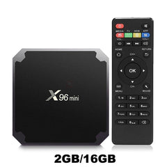 X96 Mini Smart TV Box | Android Core IPTV Set Top Box with 4K Satellite Receiver for Enhanced Home Entertainment