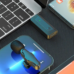 K35 Pro Wireless Lavalier Microphone | 2023-24 Advanced Audio Technology for Crisp Sound Quality