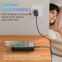 YP58 20000mAh Magnetic Power Bank – USB-C + USB Battery Pack for All Your Devices