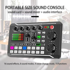 Ultimate Podcasting Ensemble – V9 Mixer, BM800 Mic & Sound Card for Pro-Quality Audio