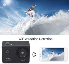 HD 1080P Outdoor WiFi Sports Camera | Waterproof Housing | 140° Wide Angle Lens & Accessory Kit