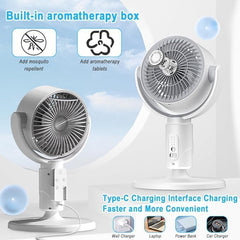 Home Smart Electric Air Cooling Fan – Quiet, Portable Air Circulation System with Remote Control