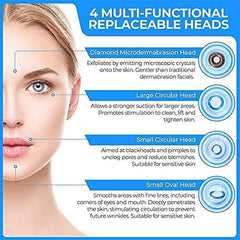 Blackhead & Whitehead Remover Electric Facial Beauty Machine – Deep Pore Cleansing Vacuum with Adjustable Suction, Rechargeable Skincare Tool for Smooth, Clear & Healthy Skin