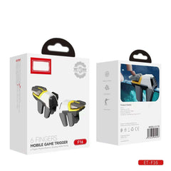 6-Finger Mobile Game Controller | High-Precision Trigger Joysticks for PUBG, Free Fire & Call of Duty | Gaming Grip for iOS & Android Phones