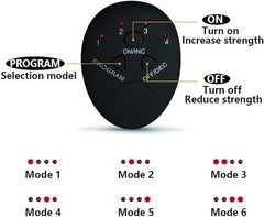 Vest Line Abdominal Muscle Sticker | Six-Pack EMS Muscle Stimulator for Men & Women | Wireless Fitness Trainer for Toning & Sculpting | Black