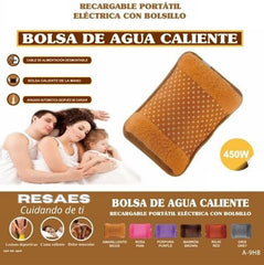 Rechargeable Electric Hot Water Bottle | Quick Heat in 15 Mins, 5-8 Hour Retention, Portable for Muscle Pain Relief, Neck, Back, Lumbar Pain, Warm Bed Companion
