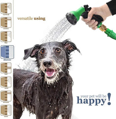 100Ft/30M Magic Hose Pipe | Expandable Garden Hose with 8-Mode Spray Gun, Lightweight & Flexible for Car Washing, Pool Filling, Plant Watering