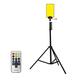 Portable Outdoor Dual Color Lighting | DC 12V Telescopic Tripod COB LED Lamp | Adjustable Camping, BBQ, and Car Repair Light for Night Use