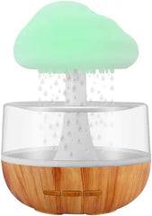 Rain Cloud Night Light Aromatherapy Humidifier | 380ML 7-Color Night Light with 3 Power Levels, Water Drop Sound, Cold Fog for Sleep, Relaxation, Yoga, Bedroom, Home, Office