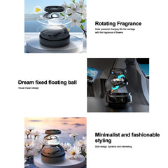 Solar Car Air Freshener – Rotating Fragrance Diffuser with Solar-Powered Motion, Auto Deodorizer & Stylish Decorative Ornament for Fresh Driving Experience (Multi-Colour Car Perfume)
