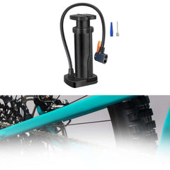 Portable Mini Foot Pump for Bikes, Motorcycles, and Electric Cars | High-Pressure Aluminum Alloy Air Inflator with Foot Pedal, Compact and Durable Design