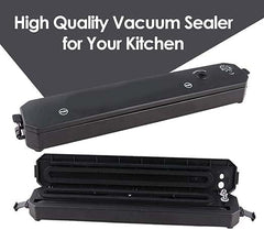 Powerful 90W Vacuum Sealer Machine | Automatic Air Sealing System for Meats, Fruits & Vegetables | Preserve Freshness & Reduce Waste Effortlessly