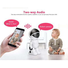 Smart Tracking WiFi Camera – 1080P HD Auto-Follow Baby Monitor & Home Security Camera with Motion Detection, Night Vision, Two-Way Audio & Mobile App Control