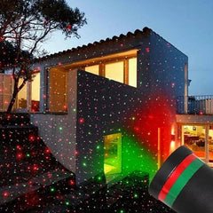Indoor & Outdoor Laser Light Projector – Starry Landscape Spotlight with Thousands of Dazzling Patterns, Weatherproof Design for Parties, Holidays, Christmas & Year-Round Décor