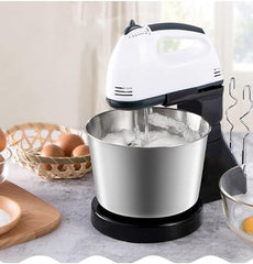 Hand Food Automatic Mixer | 7-Speed Electric Egg Beater & Blender | Perfect for Cake, Bread, and Flour Mixing at Home Baking