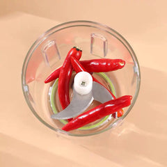 Mini Press Intelligent Electric Garlic Machine | Wireless Food Chopper 100/250ml, Effortless Garlic, Onion, Vegetable Mincing with One-Click Operation