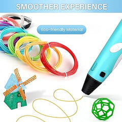 3D Pen Upgrade – Intelligent 3D Printing Pen with LCD Display & Automatic Filament Feeding | Includes 12 PLA Color Refills | Perfect Creative Gift for Kids