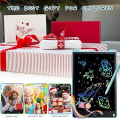 12-Inch LCD Writing Tablet | Magnetic Drawing Pad for Kids | Educational Doodle Board Toy with Stylus | Perfect Gift for Ages 2–6+ | Blue