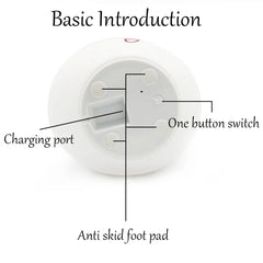 Rabbit Silicone Touch Sensor Night Light | Color Changing Breathing LED Lamp | Dimmable Mood Light for Bedroom, Nursery, and Desk