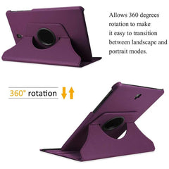 360° Rotating PU Leather Case for Samsung Galaxy Tab A 8.0" (2017) – Stand Cover with Auto Sleep/Wake, Multi-Angle Viewing for SM-T380/T385 (Multi-Color)