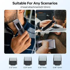 MHT-779 Rechargeable Hair Clipper – Professional Rotary Motor with 300-Minute Runtime, LED Display, Cordless Precision Trimmer for Men’s Grooming, Haircuts & Beard Styling