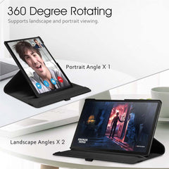 360° Swivel PU Leather Case for Samsung Galaxy Tab S5e 10.5" – Stand Cover with Auto Sleep/Wake, Multi-Angle Viewing for SM-T720/T725/T727 (Multi-Color)