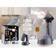 Handheld Steam Iron | 1470W Strong Power, 2 Gear Settings & 120ml Water Tank | Household Electric Steam Ironing Machine for Quick Wrinkle Removal