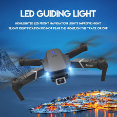 8K Foldable Mini Drone – Dual Camera RC Quadcopter with WiFi FPV, Gesture Control, Long Flight Time, Carry Case, Android/iOS Compatible (Black)