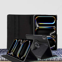 iPad Pro 11" (2024 M4) Case – 360° Rotating Smart Folio PU Leather Cover with Auto Sleep/Wake, Shockproof Protection & Multi-Angle Stand (Multi Colour)