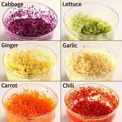 Easy Spin Cutter Hand Chopper – Manual Food Processor for Effortless Onion, Garlic, and Vegetable Chopping | Quick, Safe, and Convenient Kitchen Essential