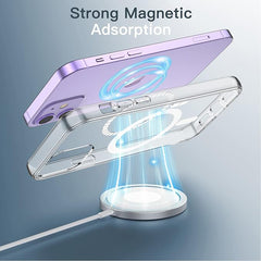 Compatible Magnetic Phone Case with Camera Control – Military-Grade Shockproof Protection for iPhone 12, 12 Mini, 12 Pro & 12 Pro Max