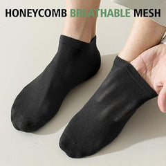 10 Pairs Men’s Breathable Cotton Ankle Socks (Black) – Ultra Lightweight, Soft & Moisture-Wicking Low Cut Socks for Running, Gym, Office & Everyday Comfort