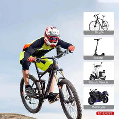 Universal Bike Mobile Stand (ET-EH289) | Adjustable Smartphone Holder for Bicycles & Motorcycles, One-Hand Operation, 360° Multi-Angle Adjustment, Secure Stable Clip
