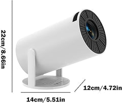 WiFi Projector – Portable Full HD 1080p Wireless Home Cinema Projector | Compact Multimedia Projector for Laptop, Smartphone & Tablet | Ideal for Movies & Presentations