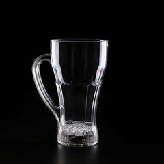 Acrylic LED Flashing Color Changing Glass | Water Activated Light-Up Beer Mug, Whiskey Cup for Parties, Bar, and Events