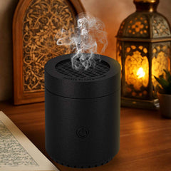 Portable Electric Bakhoor Burner | Mini Travel Incense Heater for Car, Home & Office | Charcoal-Free, Flameless Design for Arabic Bakhoor, Oud & Traditional Fragrance Diffusion