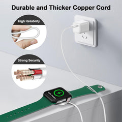 CW16 Wireless Charger | Fast & Convenient Tabletop Charging Station for iWatch | Sleek Design with Stable Performance for Home, Office, or Travel