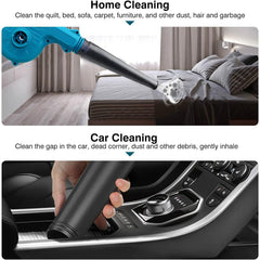 21V Cordless Leaf Blower | 2-in-1 Blow & Suck Function, Lightweight Mini Handheld Design, Battery Powered for Yard Debris