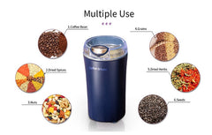 Mini Travel Coffee Grinder | Electric Mini Mill for Freshly Ground Coffee Beans | Portable USB Rechargeable Grinder for Espresso, French Press, and More