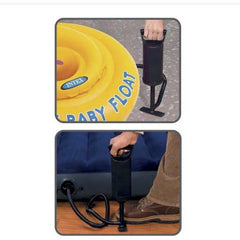 Hi-Output Air Pump Double Quick I Hand Pump (29CM) | Fast Manual Inflator for Airbeds, Pools, Toys, and Camping Gear